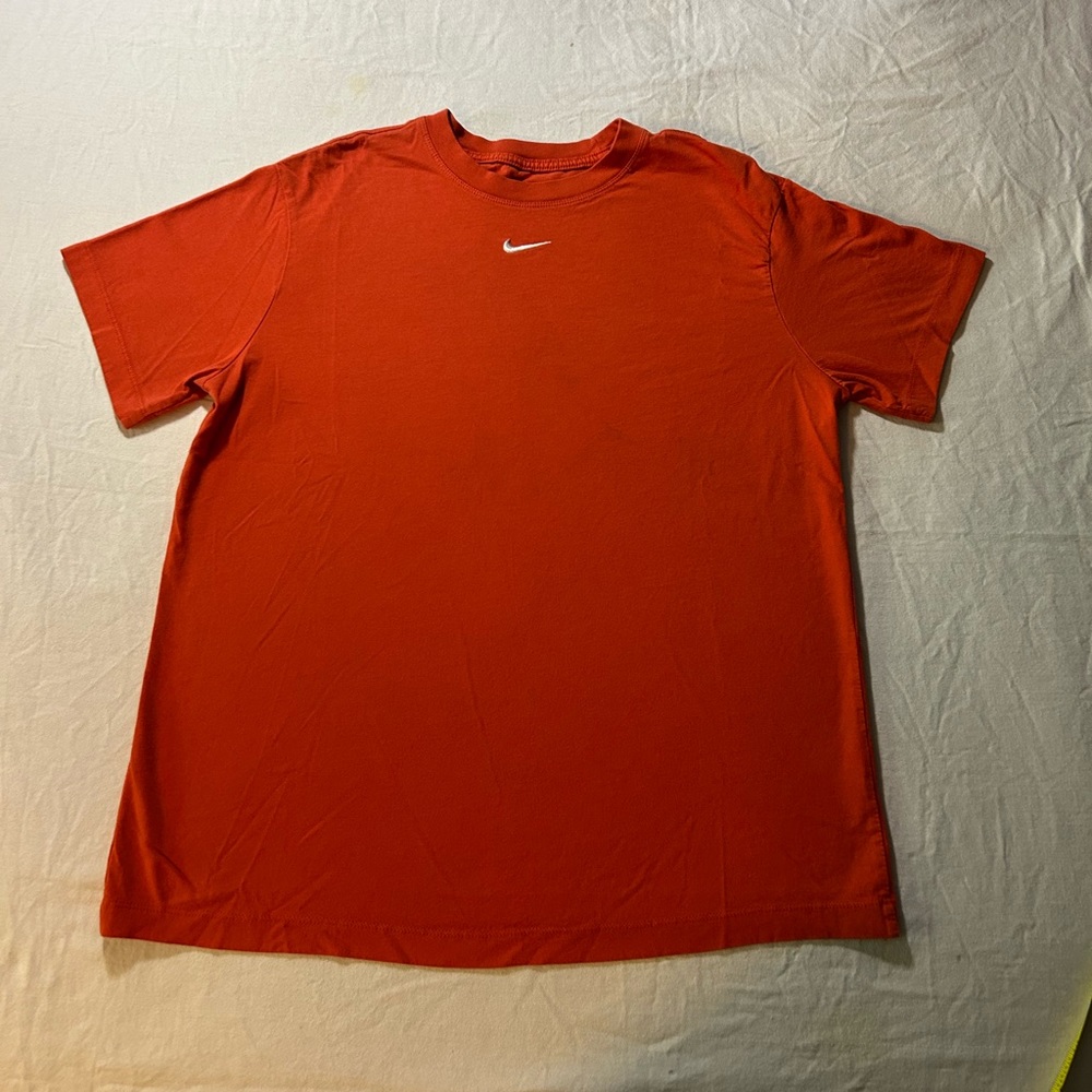 Nike Travis Scott center swoosh orange t shirt